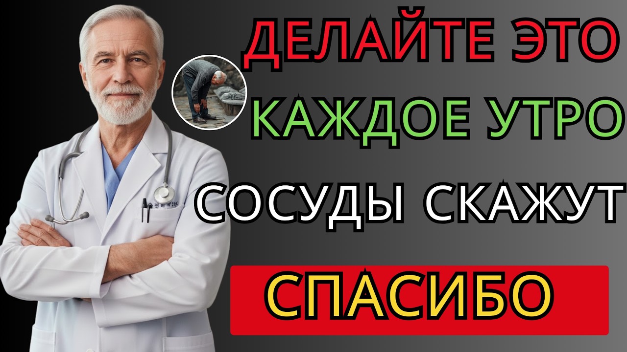 🛑 Одно упражнение для спасения поясницы, сосудов и мозга после 50 лет | Живи Долго