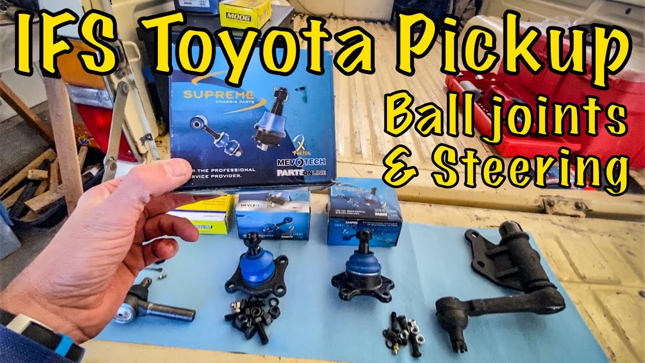 TOYOTA PICKUP BALL JOINTS & STEERING PARTS REPLACEMENT