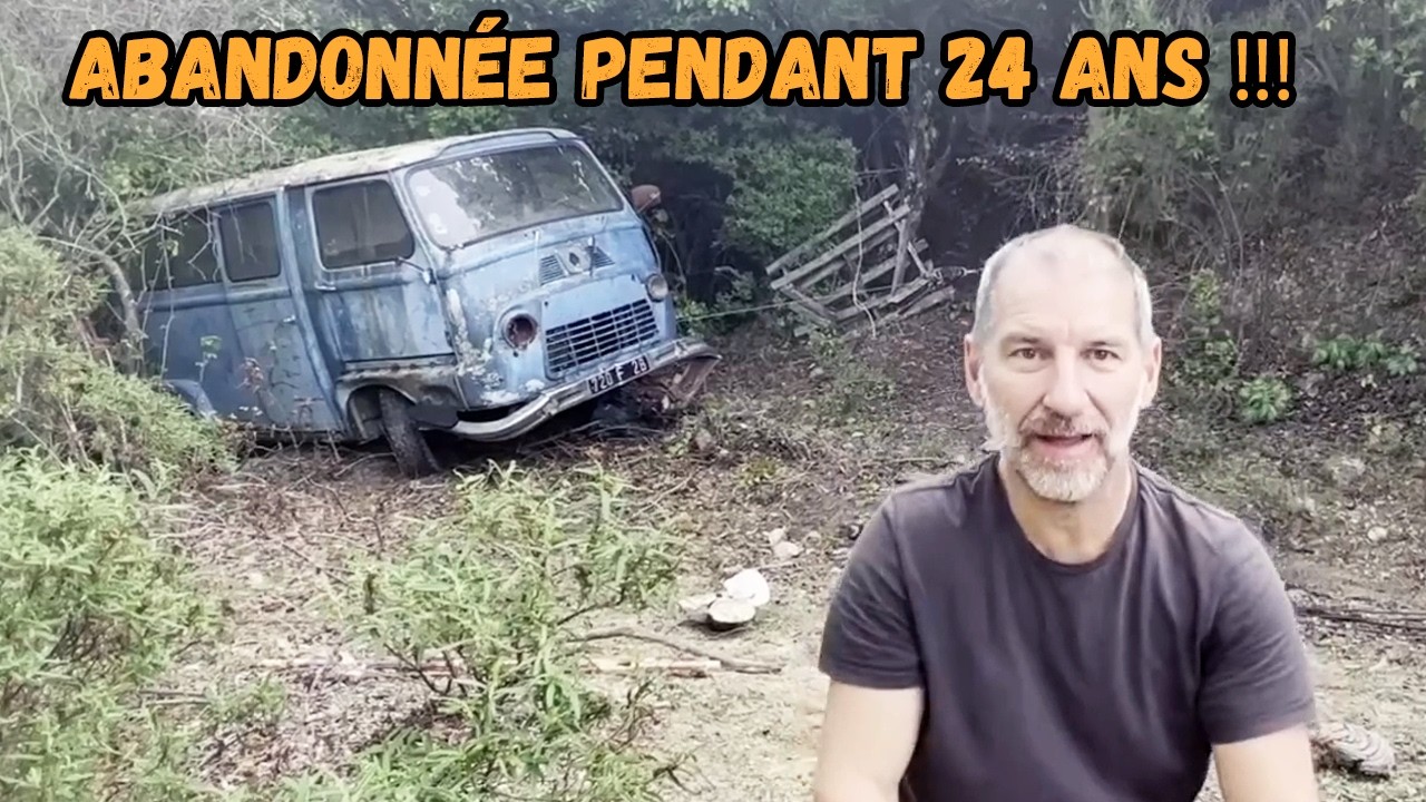 Résurrection d'une RENAULT ESTAFETTE abandonnée depuis 24 ans dans le maquis Corse !!