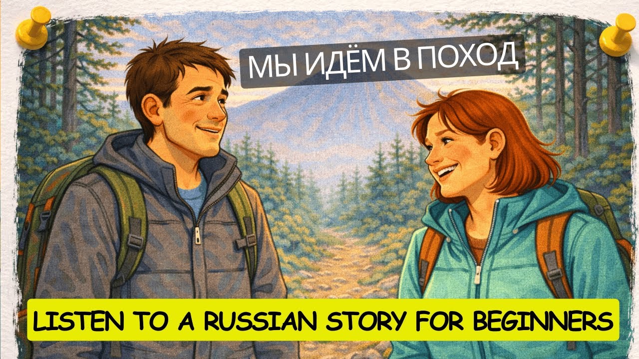Russian Listening Practice: “Field Trip” – Slow Story (Beginner A1 Level)