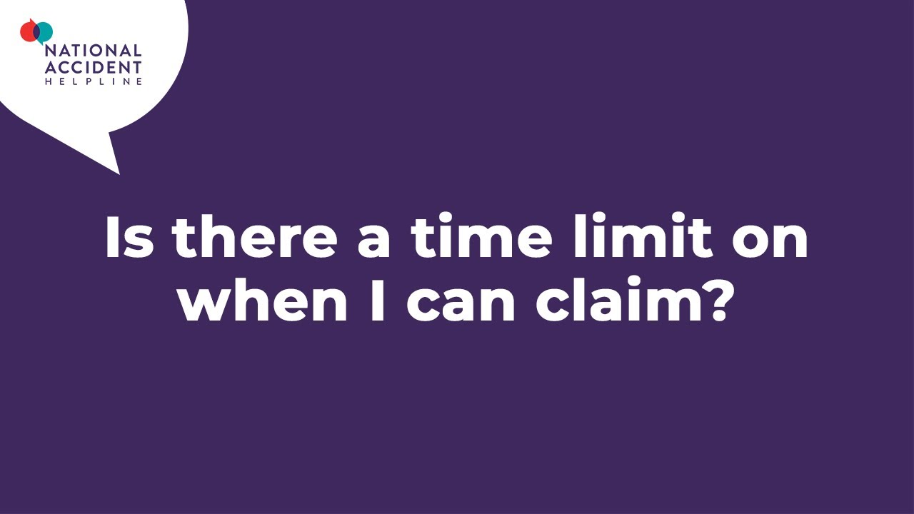Is there a time limit on when I can claim compensation? | National Accident Helpline