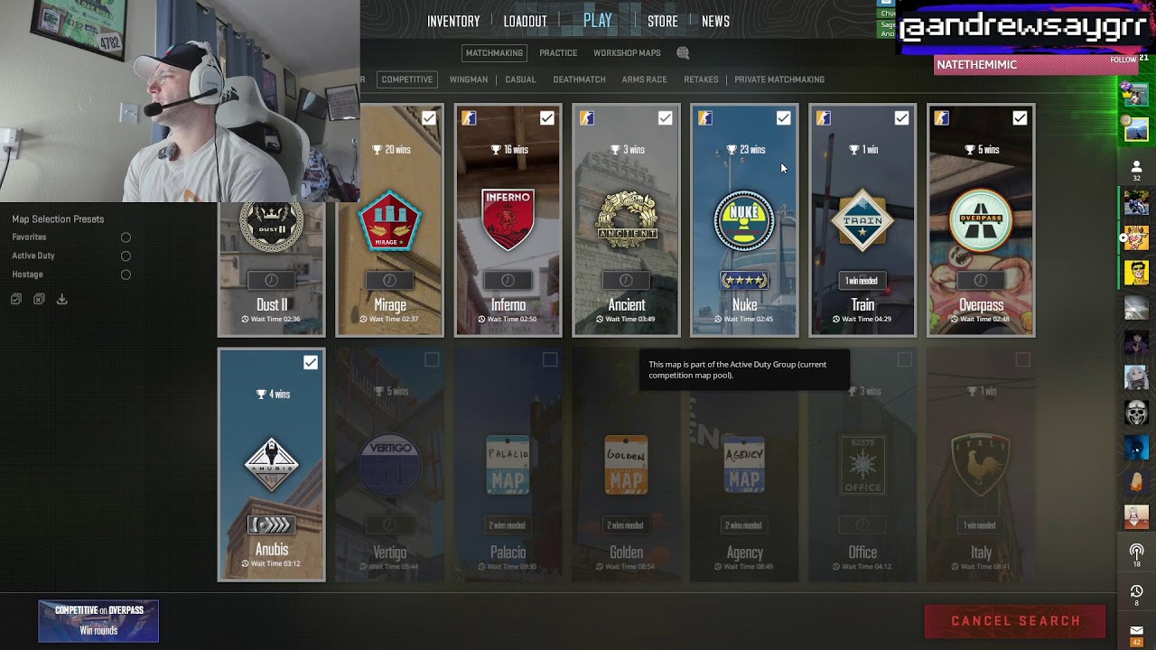 DAY 2 Streaming CS Until @oonionringg Duos W/ Me