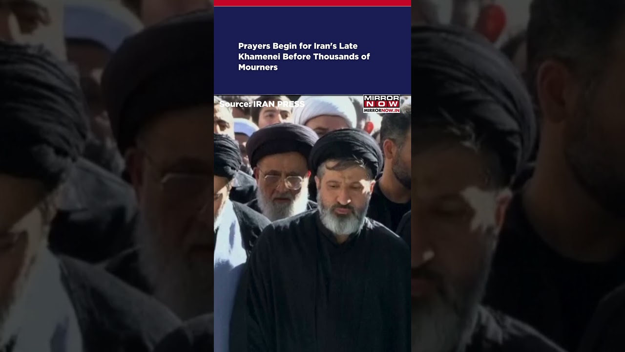 Iran Ayatollah Ali Khamenei Funeral | Thousands Gather As Prayers Begin for Late Supreme Leader