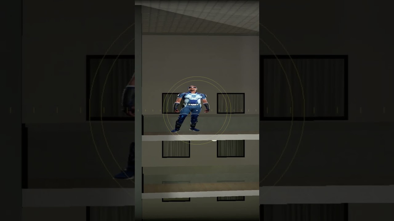 BLUE GUY NEXTBOT ATTACKS IN THE HOTEL! 🔵🏃&zwj;♂️ Scary Corridor Chase