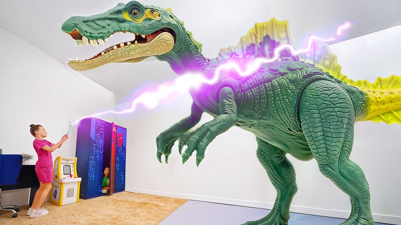 DINOSSAUROS DE OVOS DE GELO GANHARAM VIDA! – Histórias de dinossauros para crianças 🦕❄️