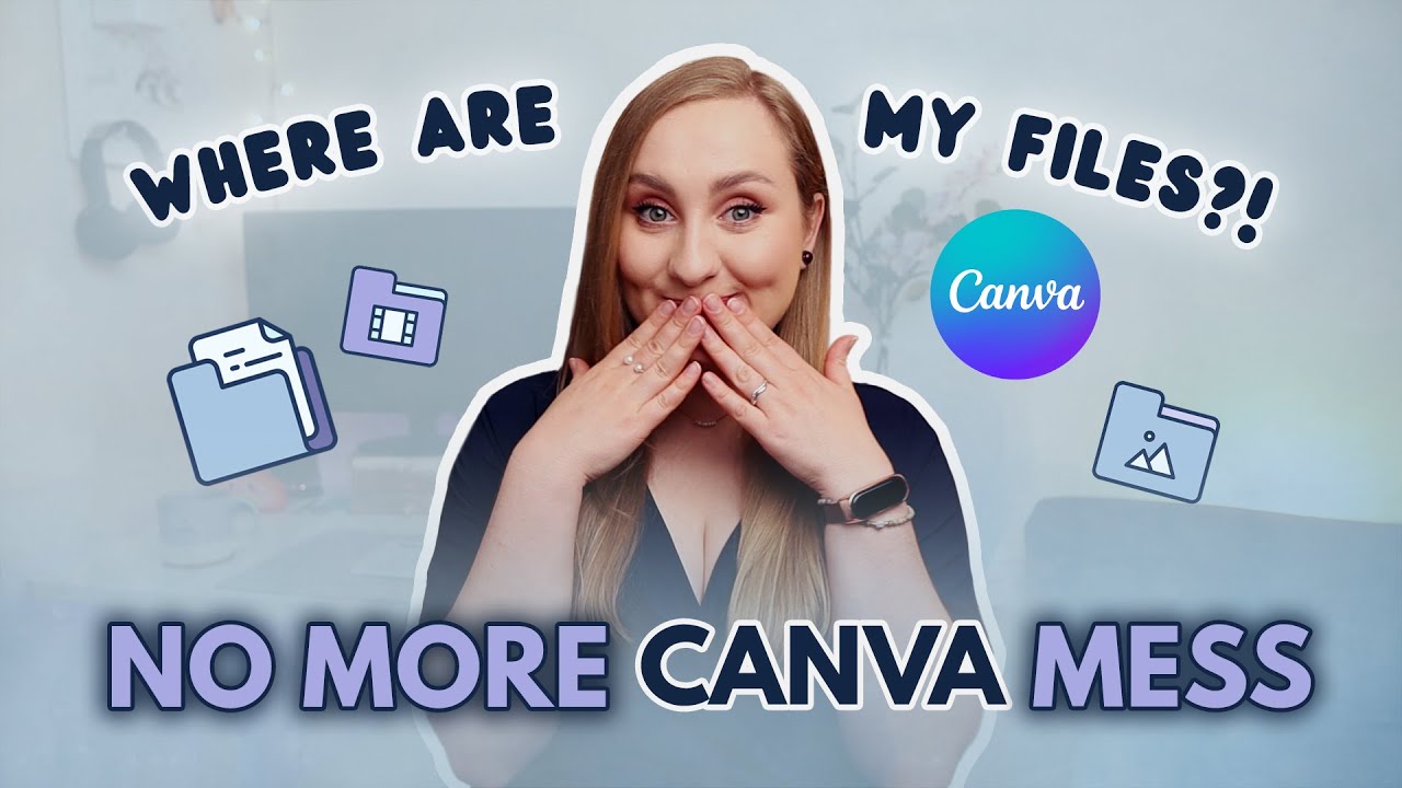 🧹 5 TIPS on How to Organize your Canva Account | SAVE TIME IN CANVA