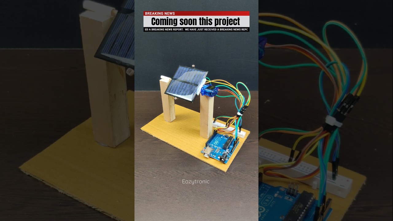 Solar Tracker Device Using Arduino #experiment #arduinoprojects