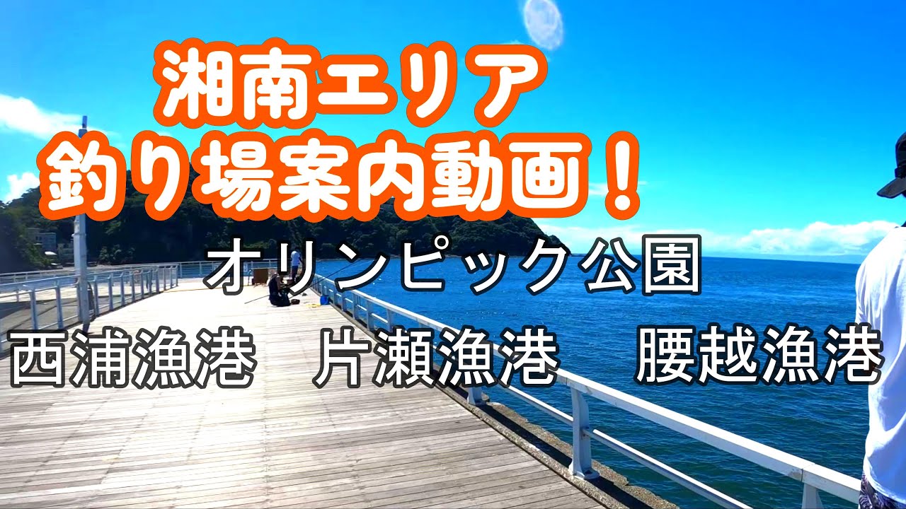 釣り場紹介動画【湘南エリア/オリンピック公園・西浦漁港・片瀬漁港・腰越漁港】