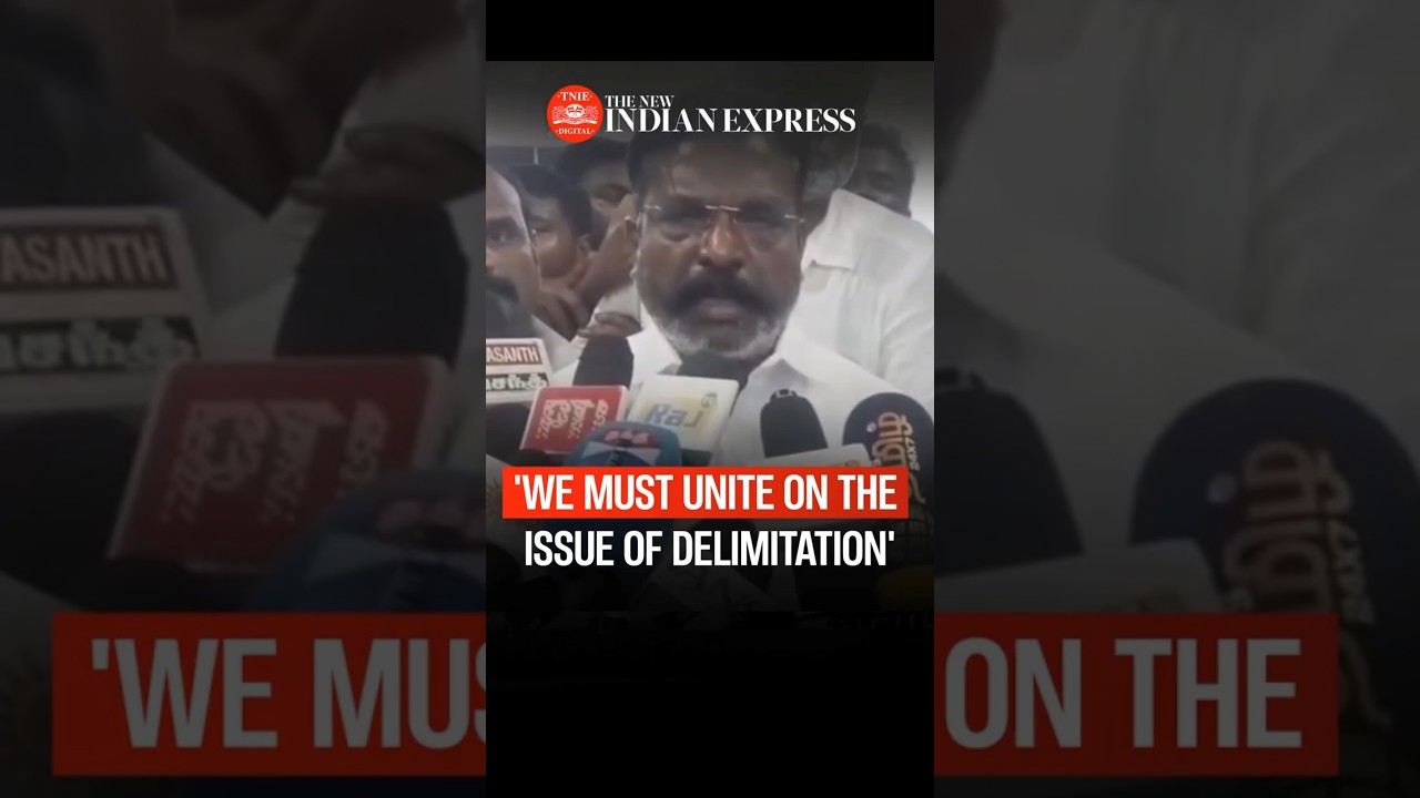 We must unite on the issue of delimitation: VCK Chief Thol Thirumavalavan
