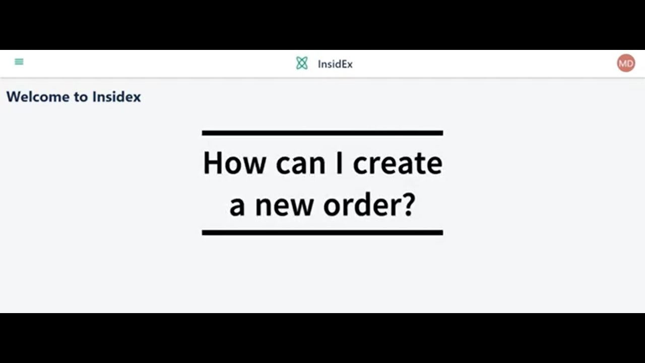 4. How can I create a new order? - InsidEx - International Trade Management Web APP