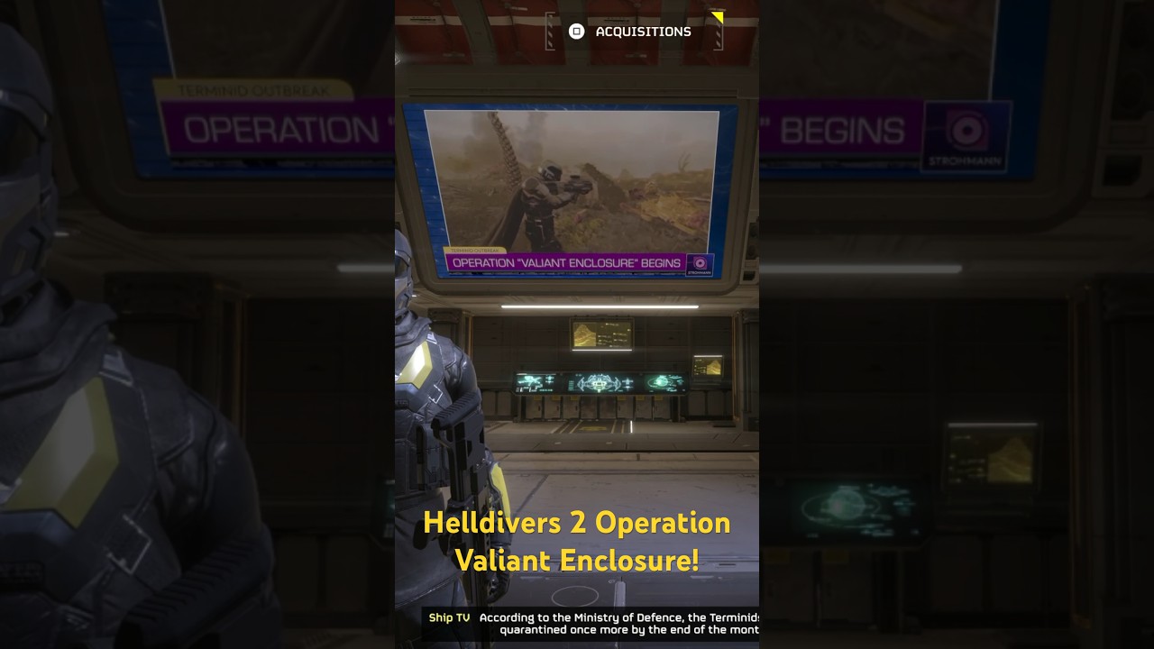 Helldivers 2 Operation Valiant Enclosure!