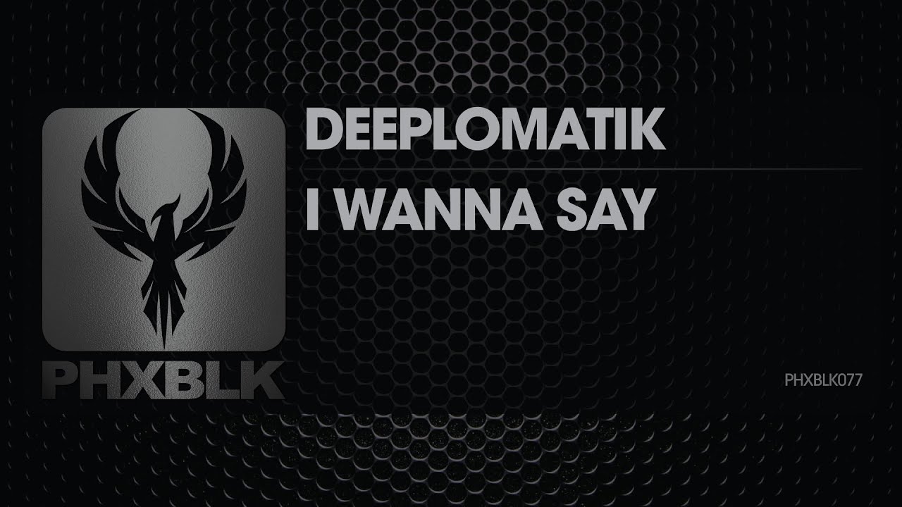 Deeplomatik - I Wanna Say | PHXBLK