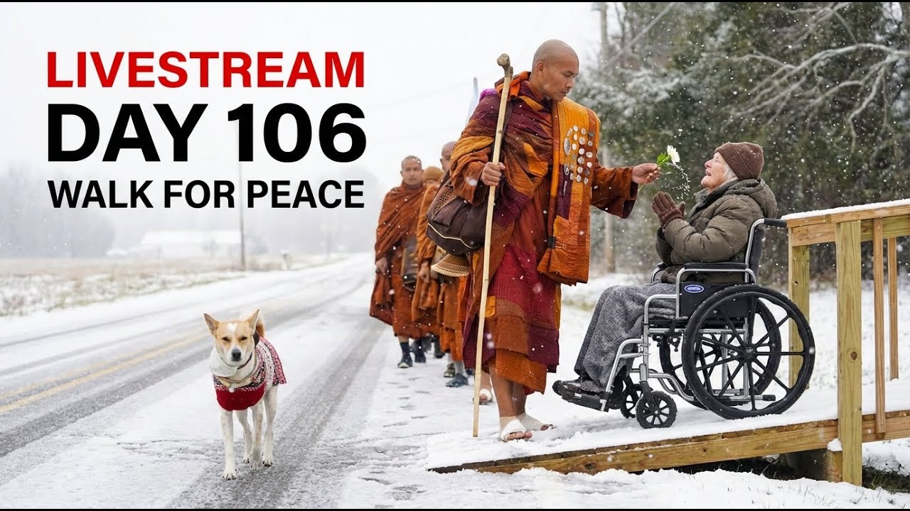 🔴 Livestream:  Day 106 (2/8/2026): Heading to Alexandria, VA | Walk for Peace