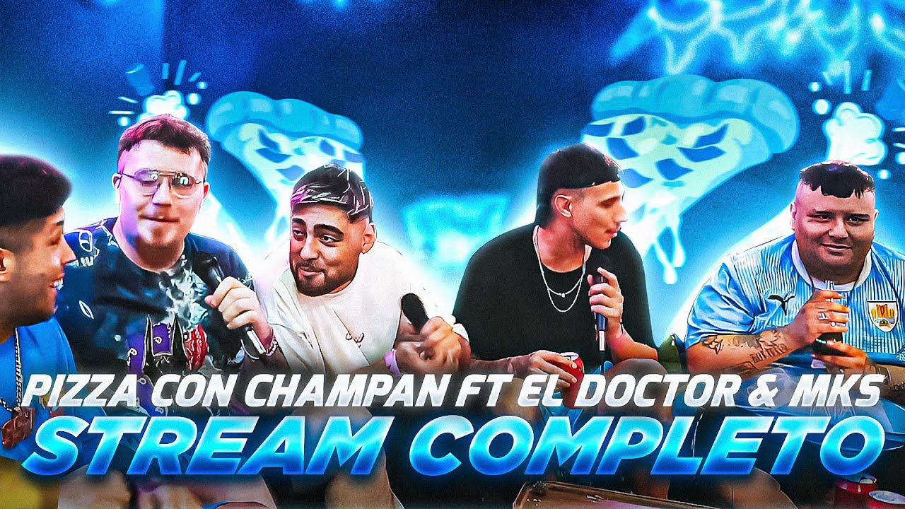 PIZZA CON CHAMPAN FT EL DOCTOR Y MKS EN FLOWERS & TERPS