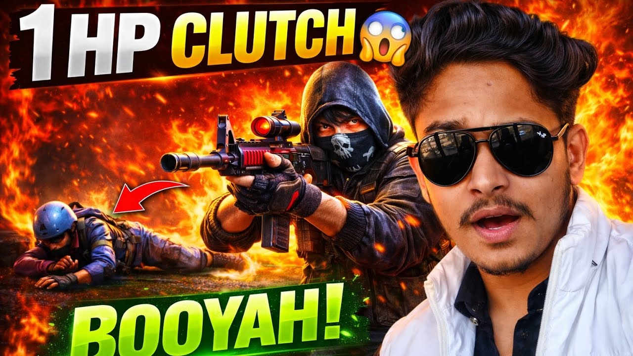 Impossible 1v4 Clutch 😳 Last Zone Full Control | Free Fire