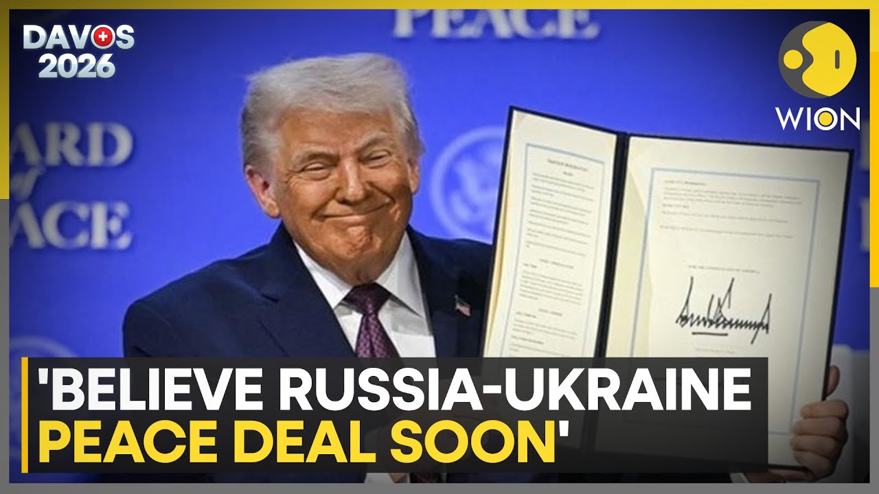 Davos 2026: US President Believes Russia-Ukraine Peace Deal Coming Soon | WION