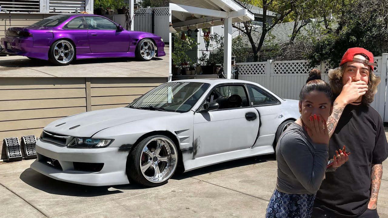 ПОЛНОСТЬЮ ПРЕОБРАЖЕННЫЙ S14 С ГРУЗОВОЙ ВЕРСИЕЙ | Nissan Silvia и Honda Odyssey Purple Candy FUSION