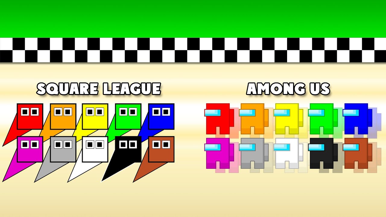 Square League VS Among Us - Elimination Race!