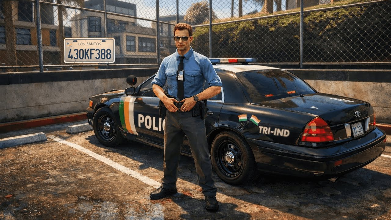 LSPDFR || EXPIRED LICENSE [plate no. 430KF388] trying to flee from Indian Crown Victoria || GTA V ||