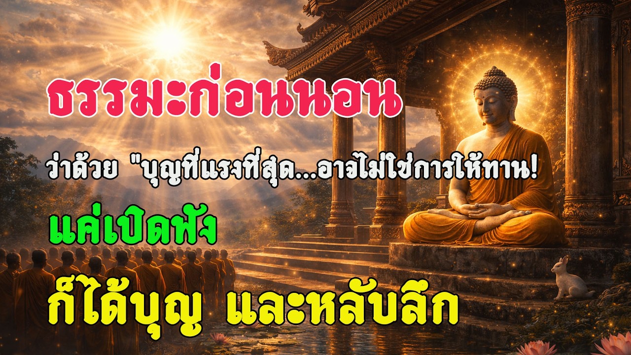 ธรรมะก่อนนอน ว่าด้วย 