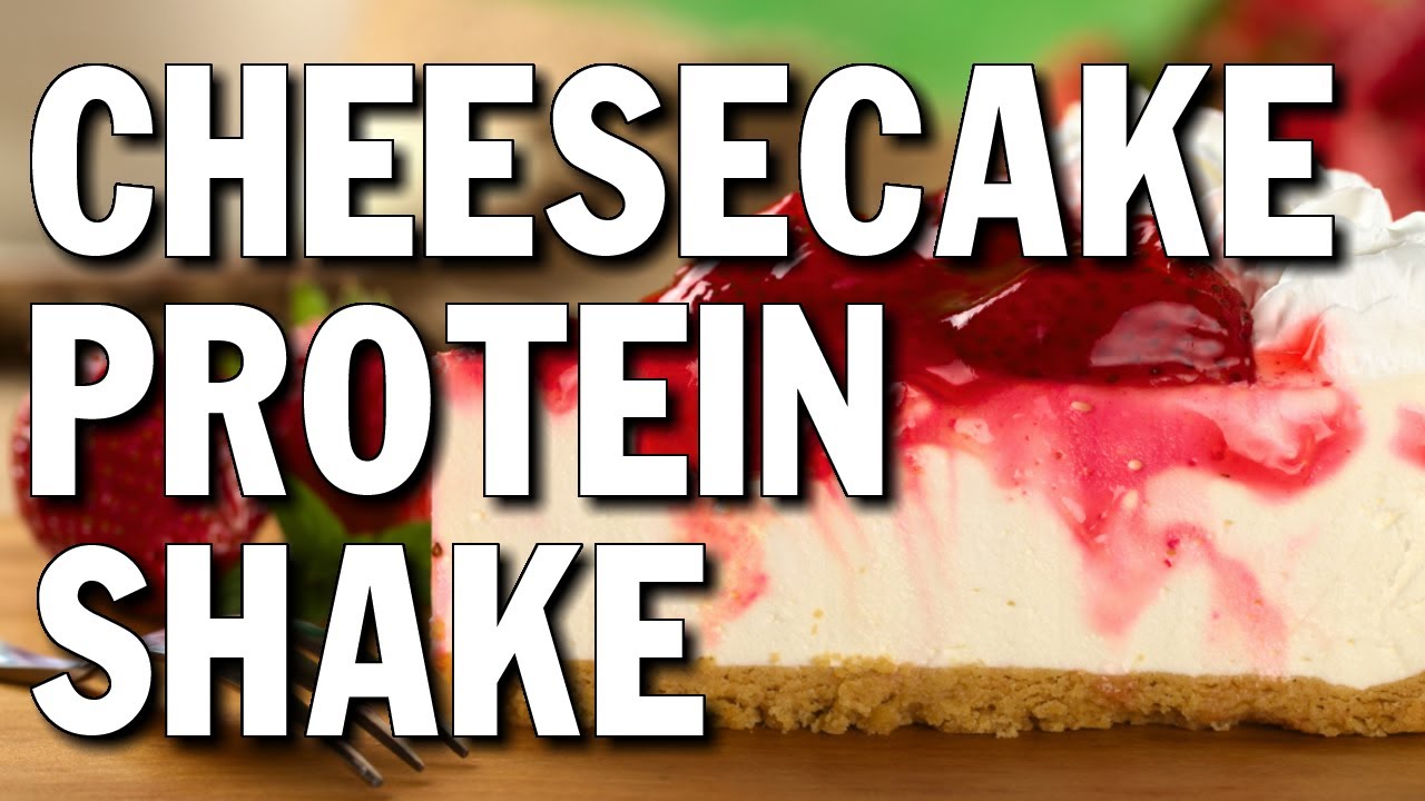 MUSCLE BUILDING PROTEIN SHAKE:  STRAWBERRY CHEESECAKE #GoodEnergy Premier Protein
