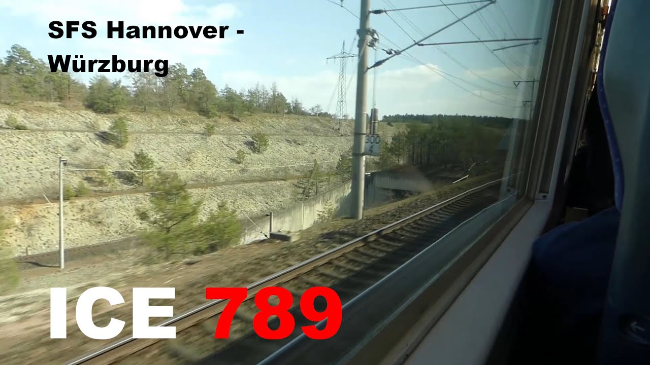 ICE 1 auf der SFS Hannover - Würzburg | komplette Mitfahrt im ICE 789