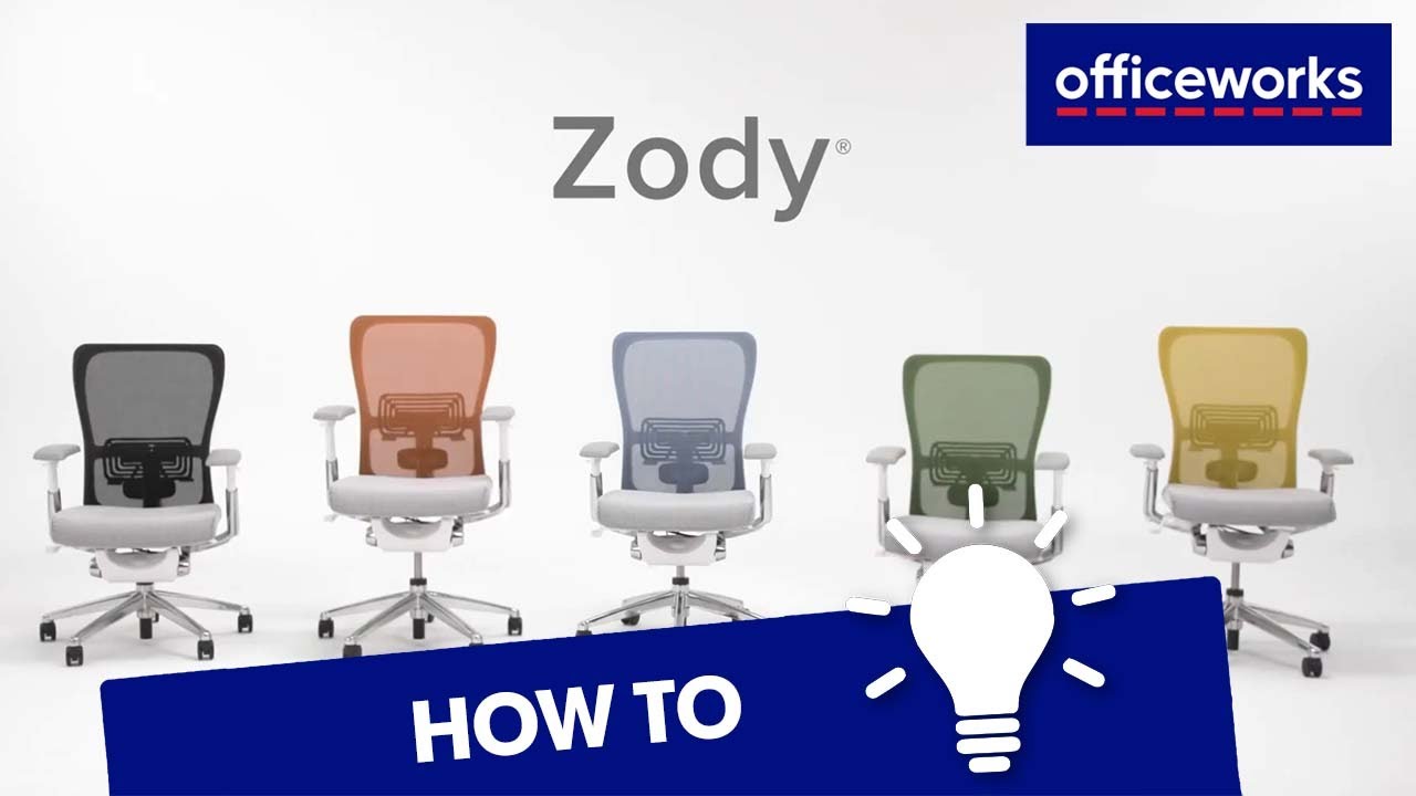 How to Adjust Haworth Zody Chair