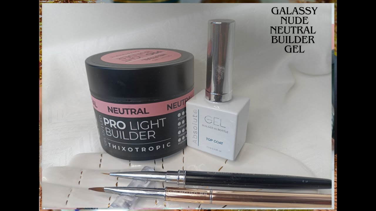 Builder Gel aanberngen-Nails tutorials! Glassy Nude Nails♥ Diamant-nails