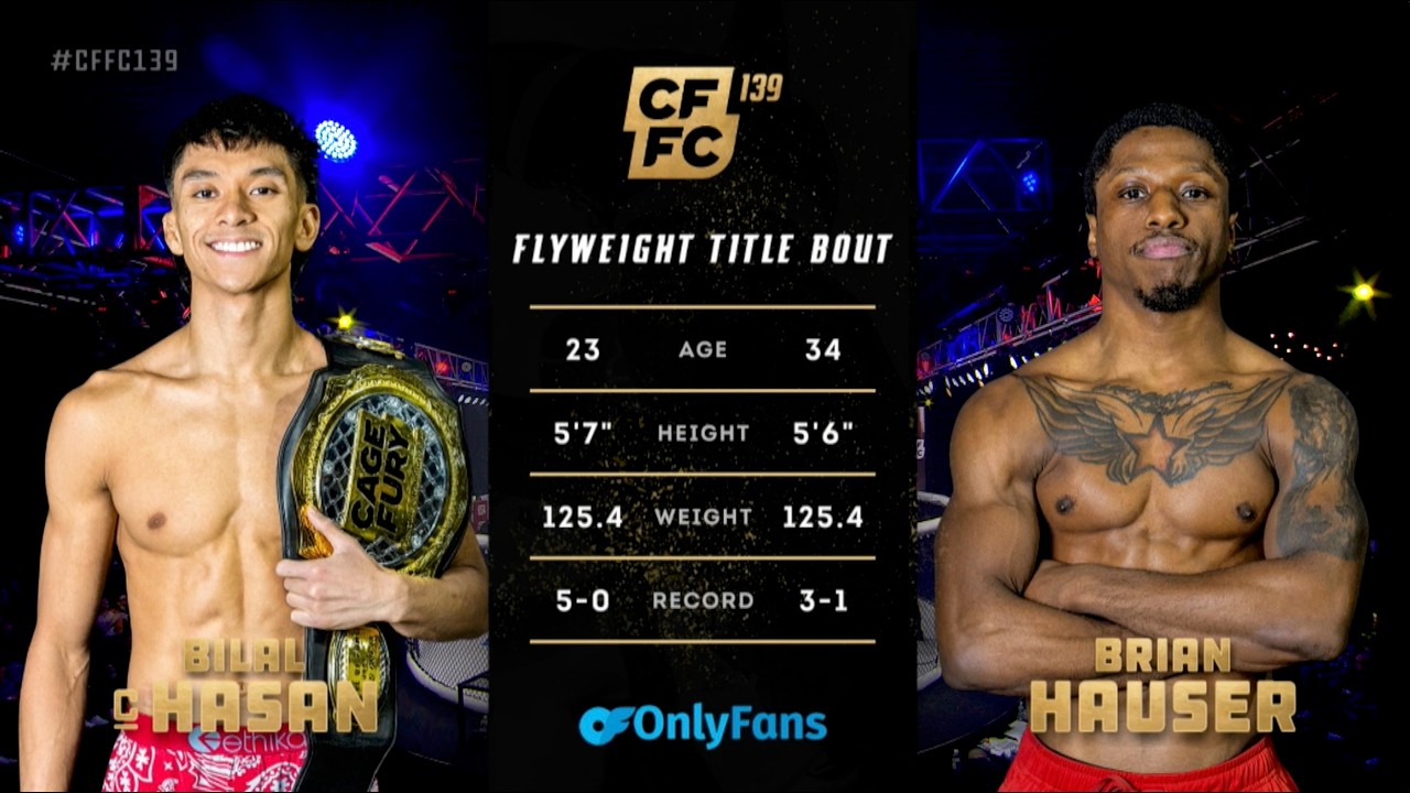 Bilal Hasan vs. Brian Hauser | Full Fight Replay | CFFC 139