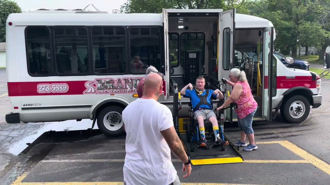 Bata Bus driver Kay picking Sam up at home & dropping him off at IFS 6.18.25 @onthatnote