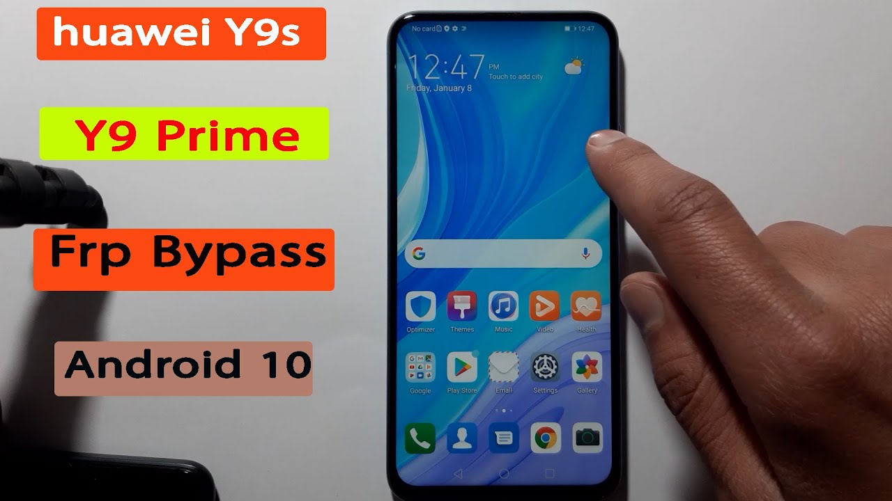 Huawei Y9s /Y9 Prime (STK-L21) Frp Unlock/ Bypass Google Account حل مشكلة حساب جيميل بعد فورمات واي9