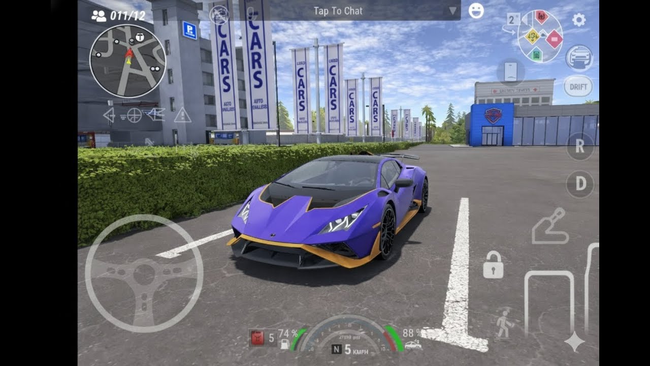 Lamborghini Huracan STO |New Mansion |Car Parking Driving School Gameplay |4KUltra Graphics