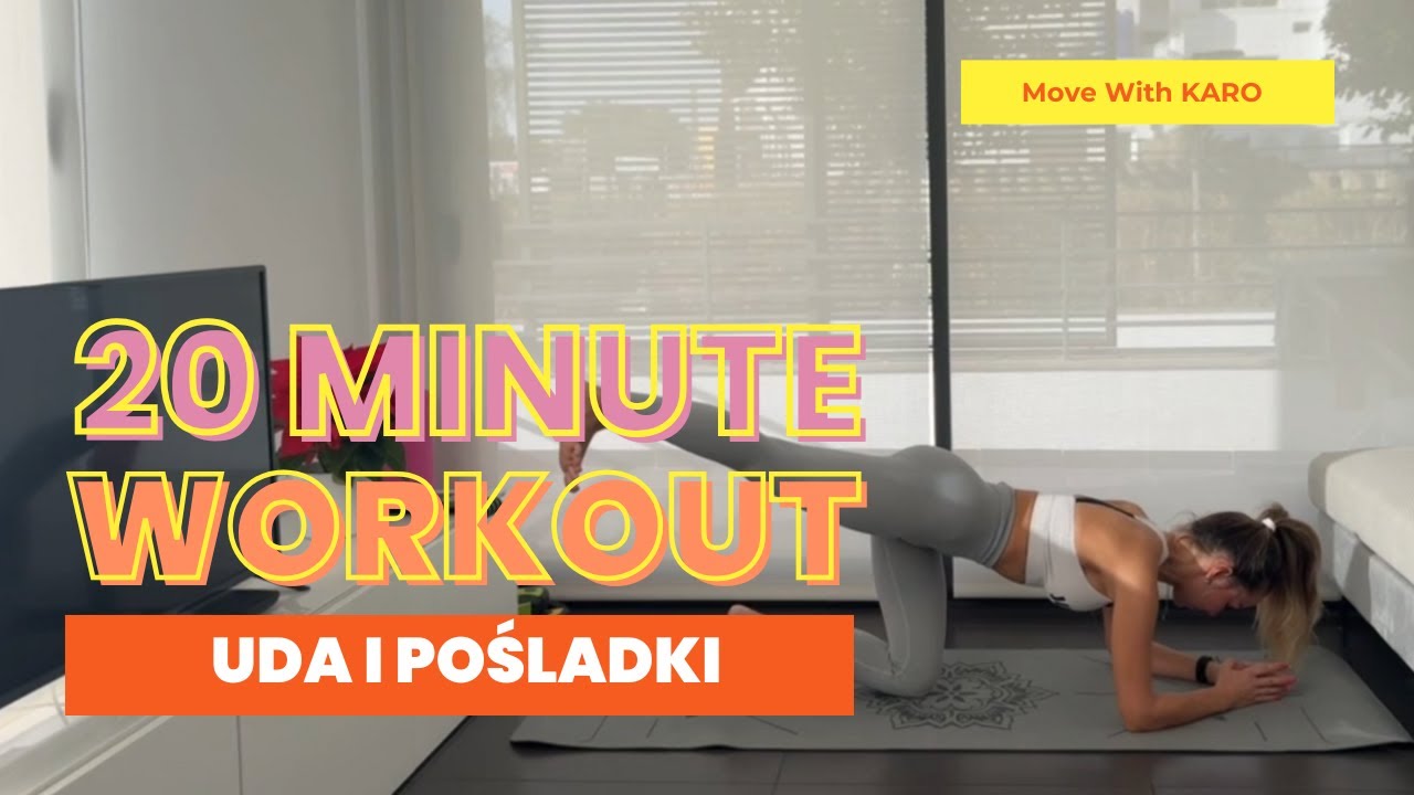 Trening na nogi i pośladki – 20 minut w domu | Move with Karo