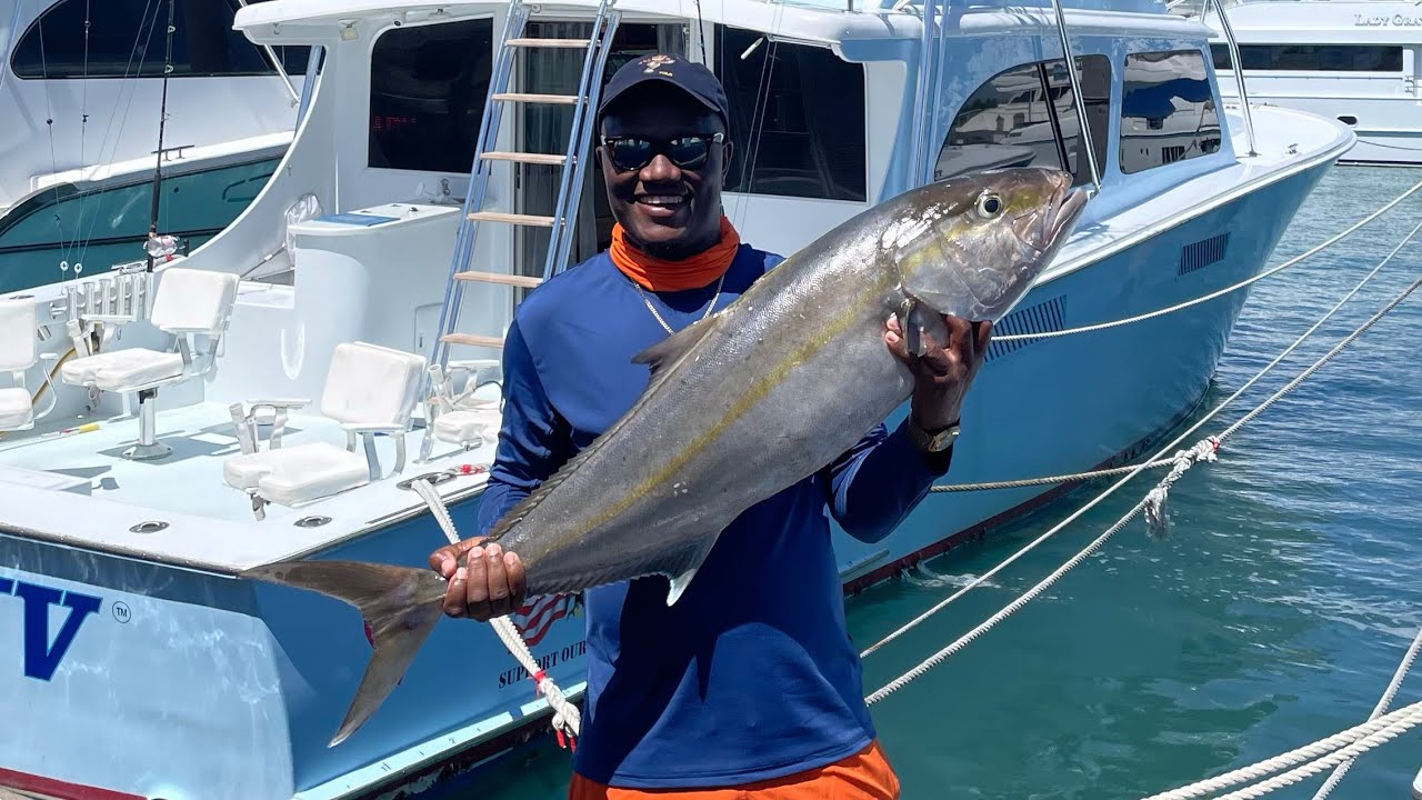 Deep Sea Fishing in Miami- Catch Clean and Cook Pt.1- Jeronimos Kitchen- Therapy 4 Fishing Miami