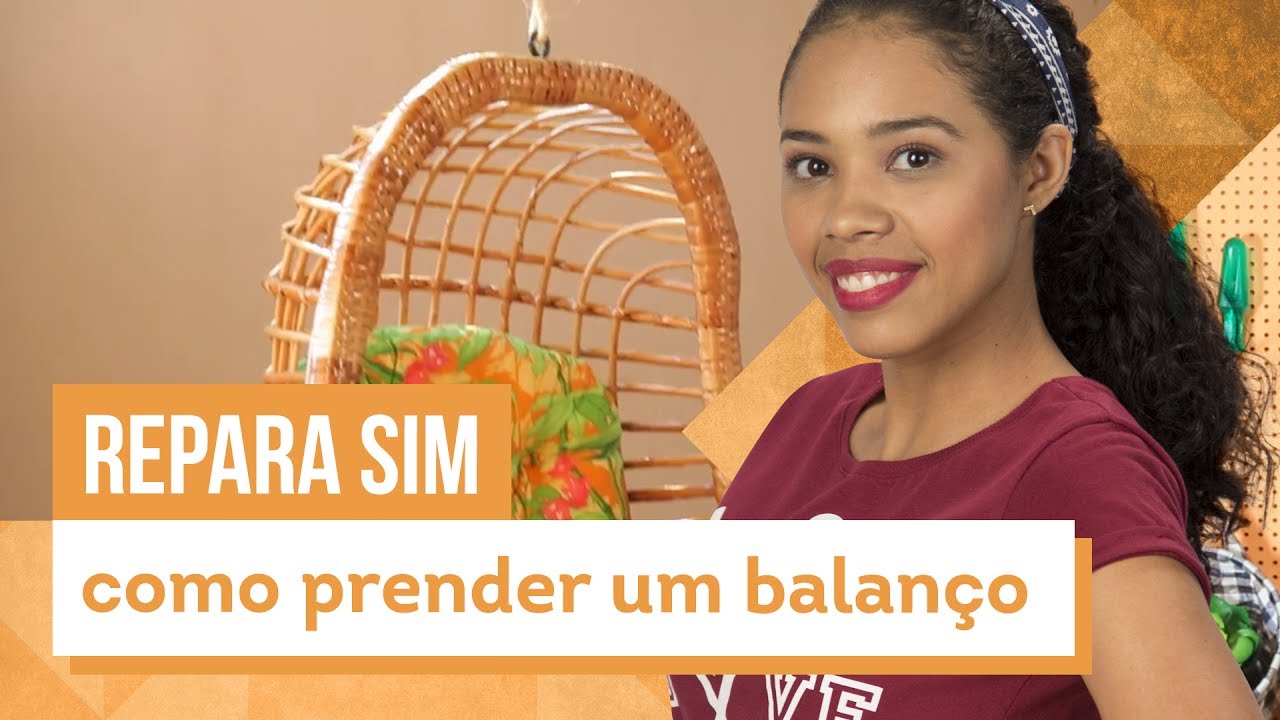 Como pendurar um balanço no teto - Aprenda com  Paloma Cipriano - CASA DE VERDADE
