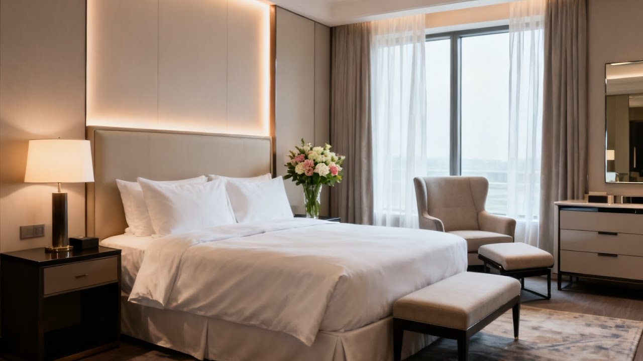 ide design kamar tidur ala hotel bintang 5 | 5-star hotel style bedroom design ideas