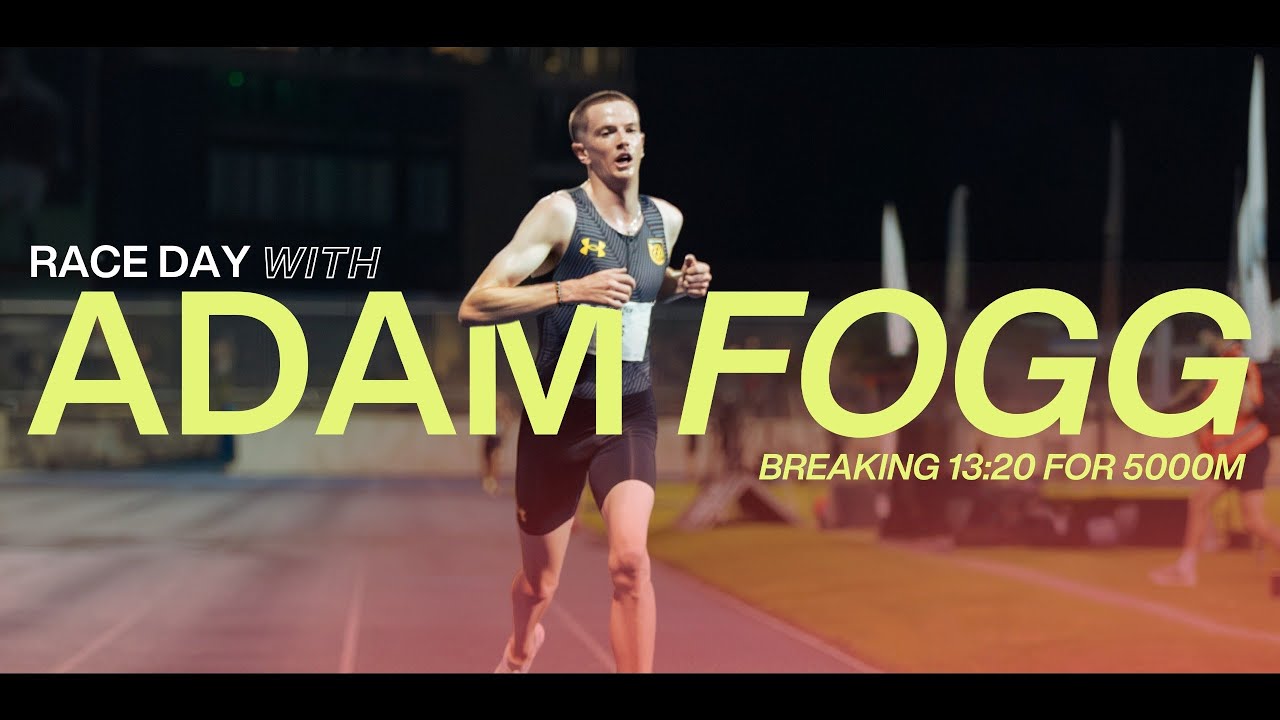 Running a 13:17 5k PB! Race Day with Adam Fogg