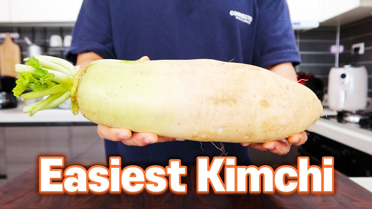 Самый простой рецепт кимчи из редиса с участием жареного риса KKakdugi!