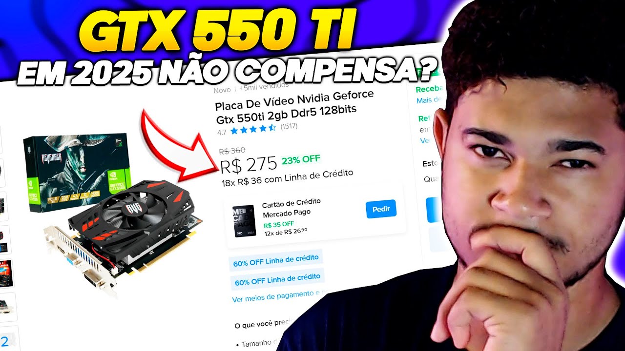A GTX 550 TI Realmente não Vale A Pena Pra Jogos?