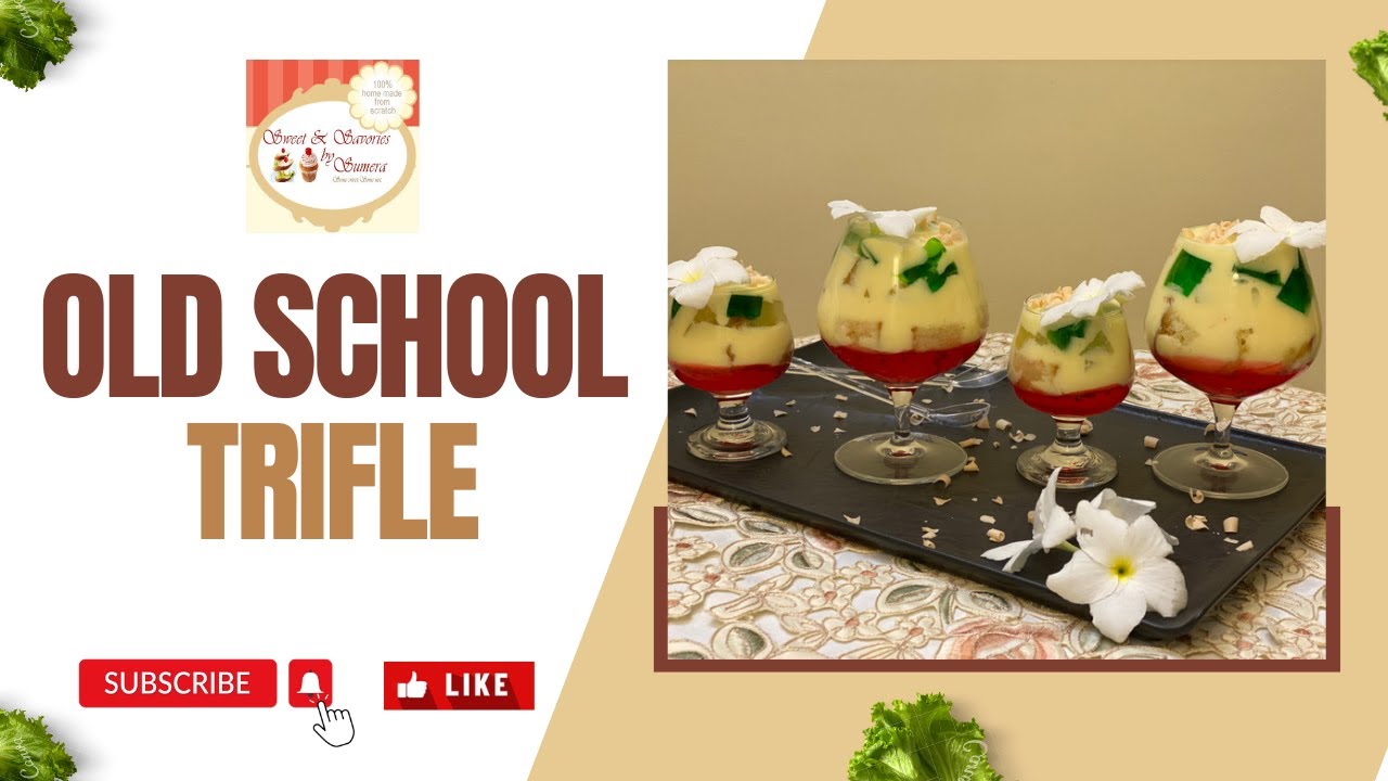 Old School Trifle New Recipe by Chef Sumera Anwer in Urdu Hindi