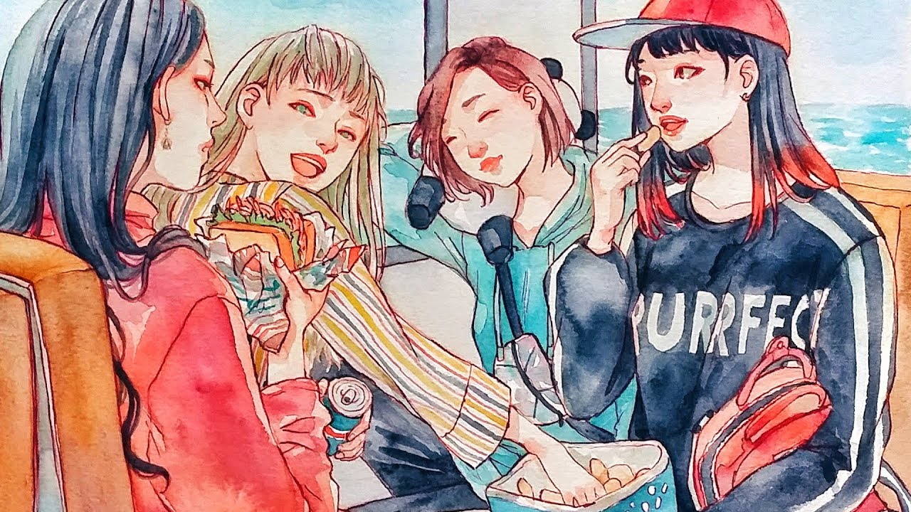 ABOUT THE SERIES - HUNGRY Watercolor series -