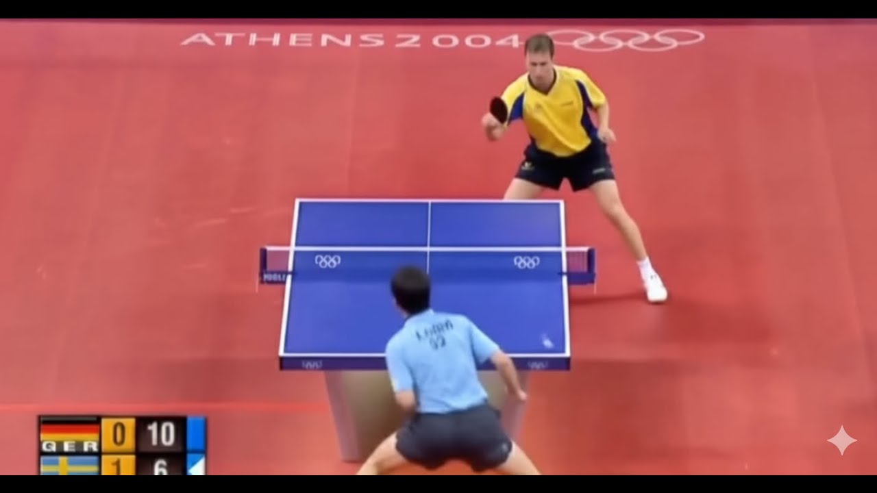 Waldner kontra Timo Boll: Niezniszczalny mur na Igrzyskach Olimpijskich 2004 #tenis stołowy #ping...