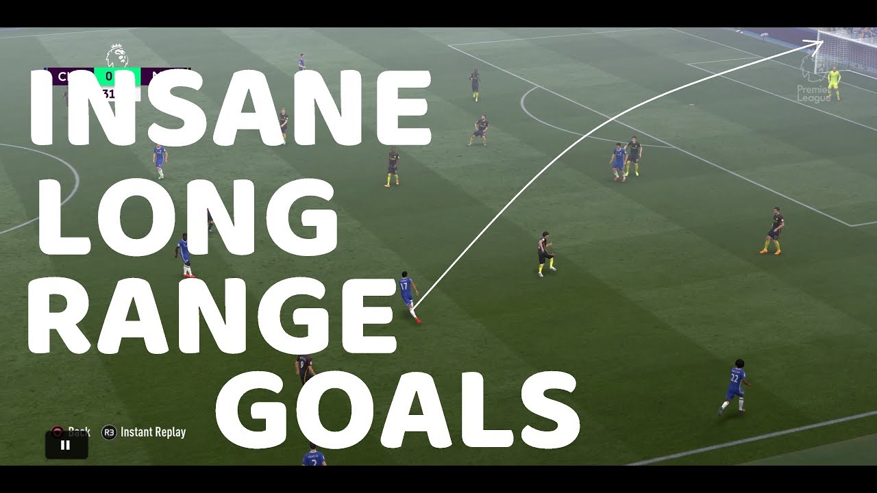 BEST LONG SHOT GOALS | INSANE LONG RANGE GOALS | FIFA 17