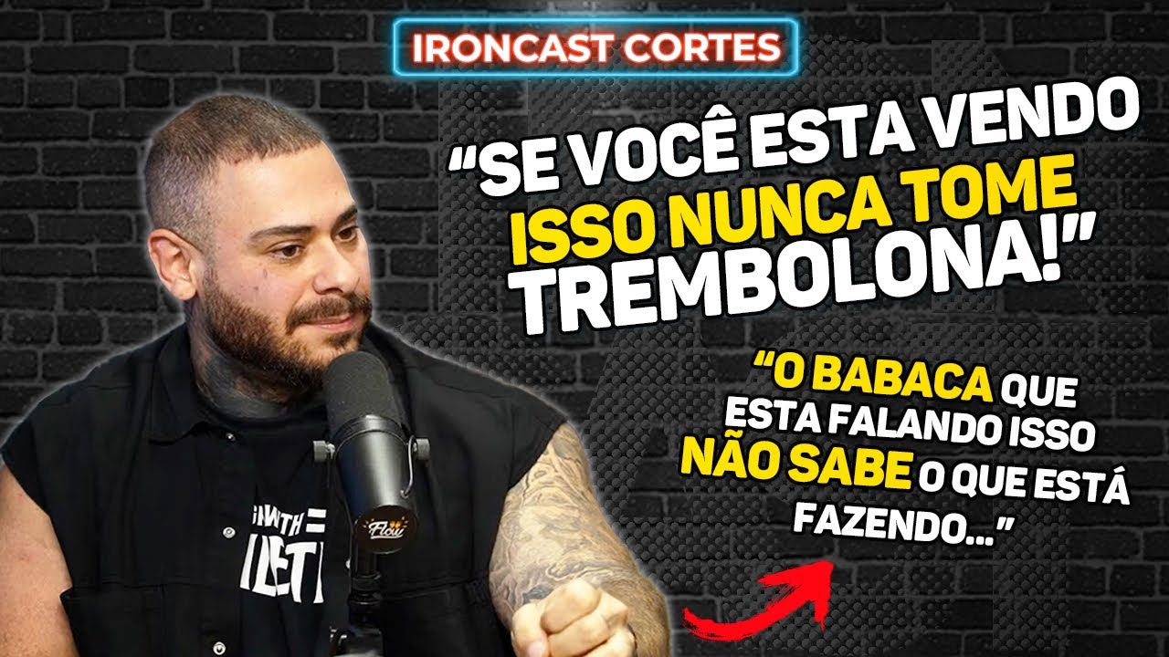 LEO STRONDA FICA P*TO E MANDA A REAL SOBRE USO DE ESTERÓIDES – IRONCAST CORTES