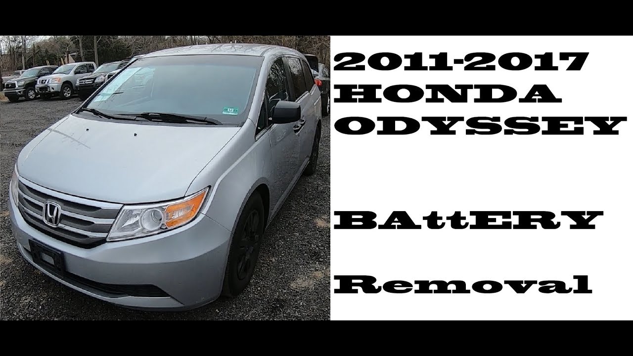 How to change replace Battery in Honda Odyssey 2011-2017