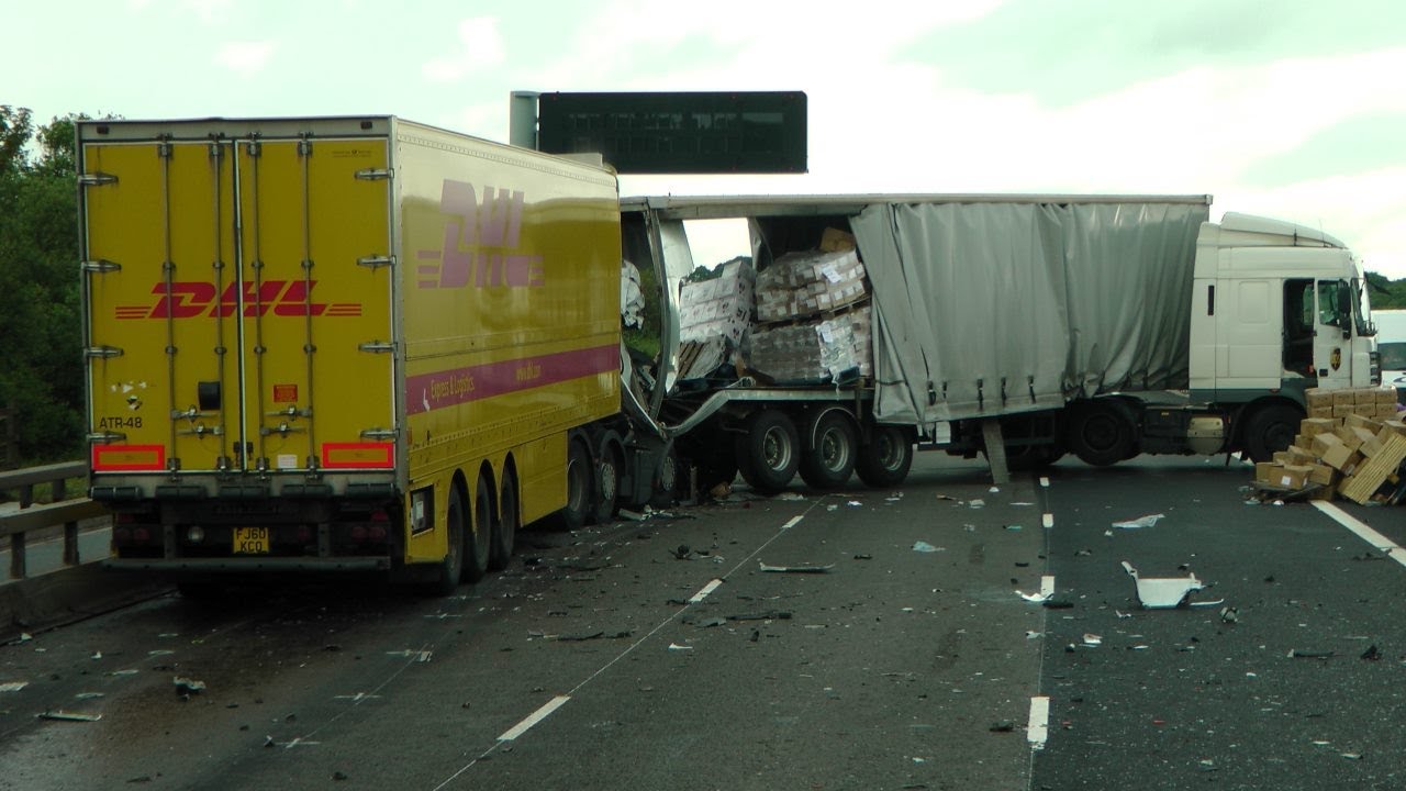 Truck Crash, M1 Motorway, June 2014