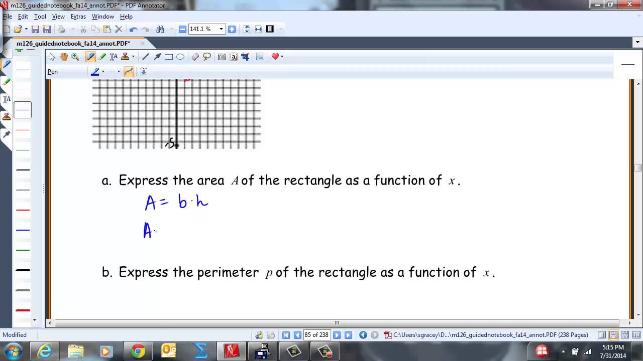 2.6: Mathematical Models: Building Functions