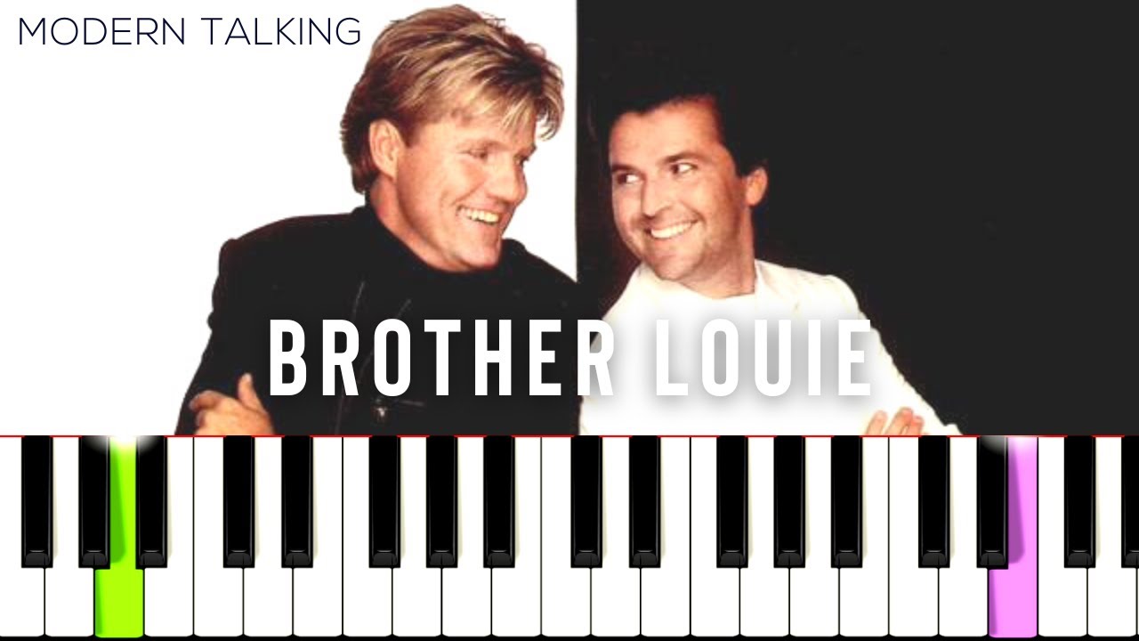 Modern Talking - Brother Louie \\ EASY Piano Tutorial