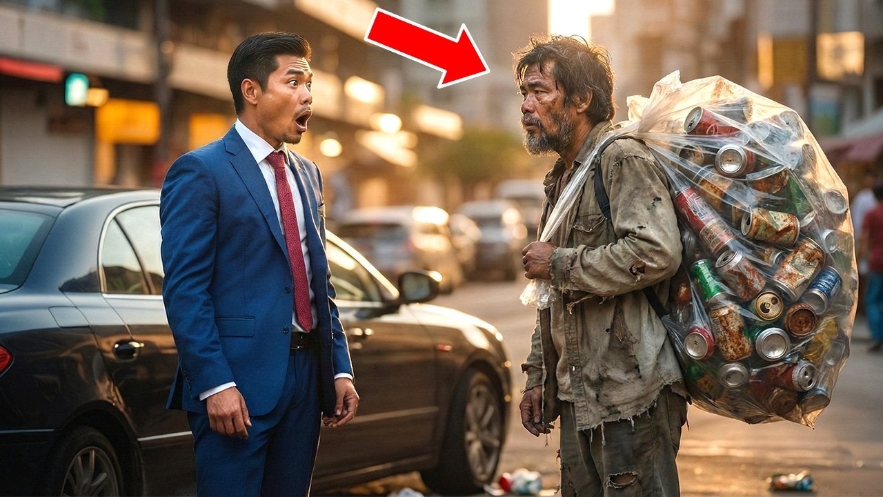 Nakita ng Milyonaryo ang Dating Kasosyo na Namumulot ng mga Lata… at Narinig Ito...