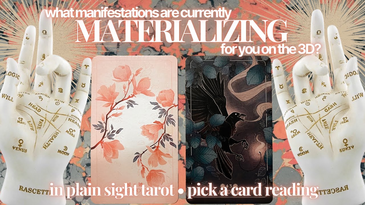 PICK A CARD: 🪄WHAT IS MATERIALIZING FOR YOU ON THE 3D? (only watch if you consider yourself LUCKY🍀)